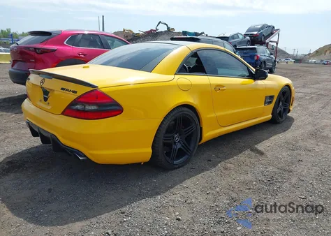 2009 Mercedes-Benz Sl 63 Amg from USA, damaged, VIN WDBSK70F69F152406